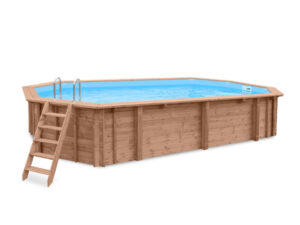 houten zwembad bali ovaal 8.40 x 4.00