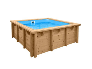houten zwembad bali vierkant 2,10 x 2,10